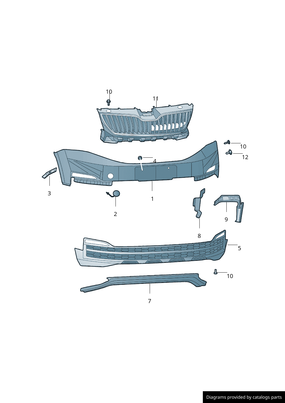 Car part diagram