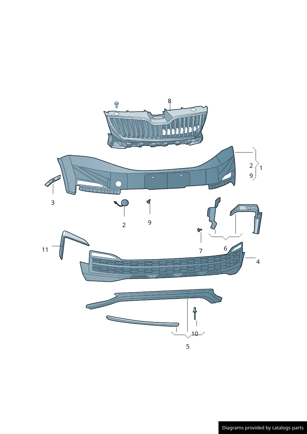 Car part diagram