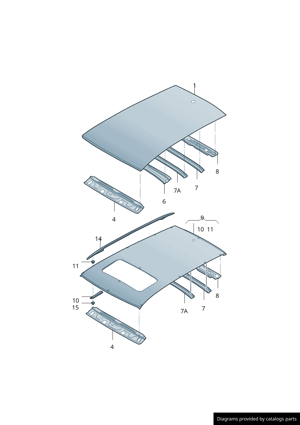 Car part diagram