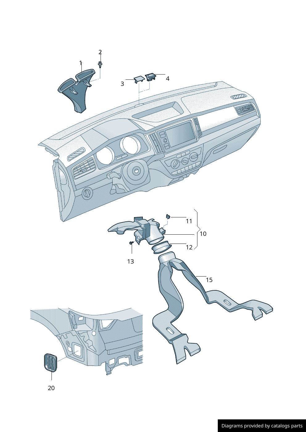 Car part diagram