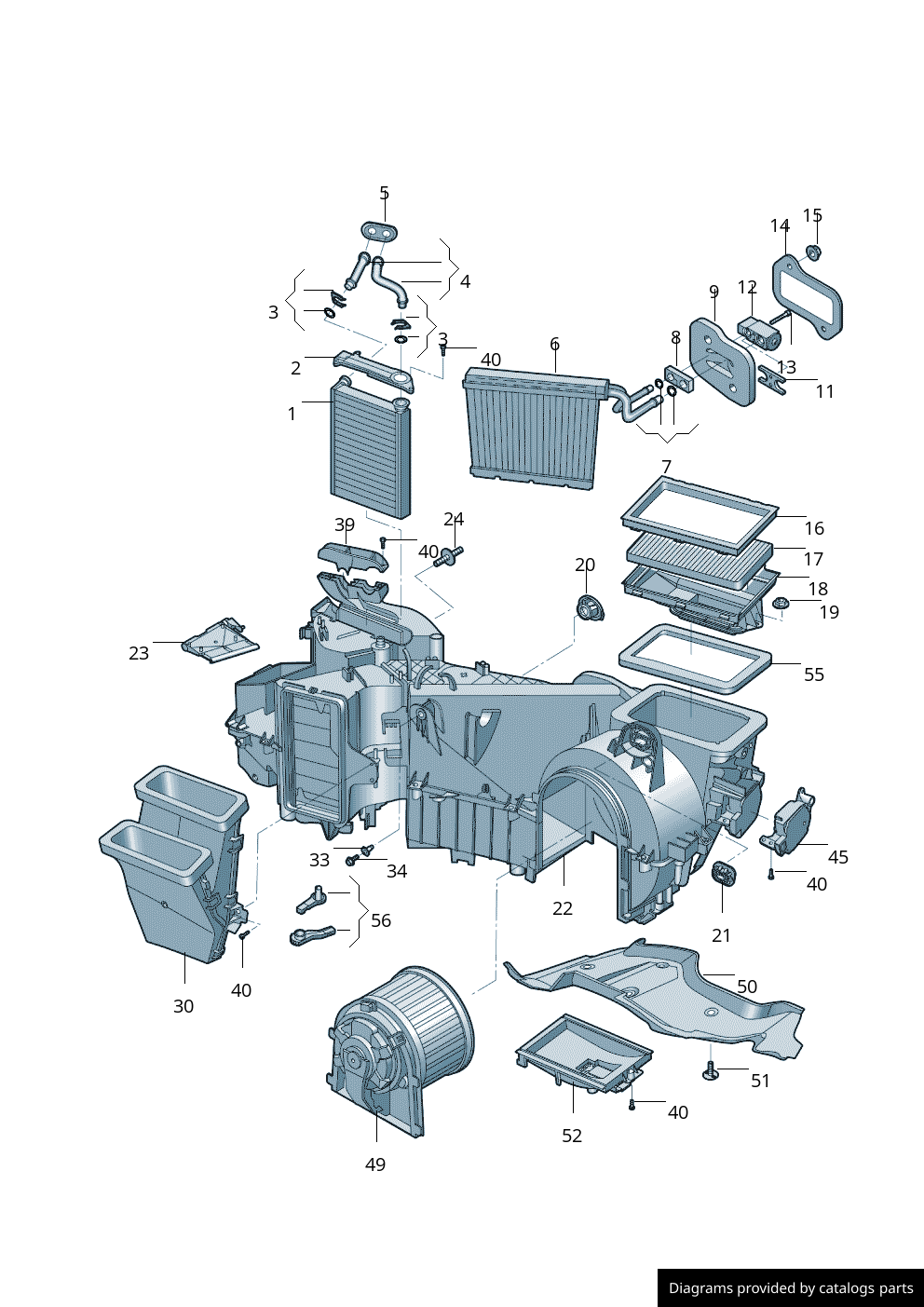 Car part diagram