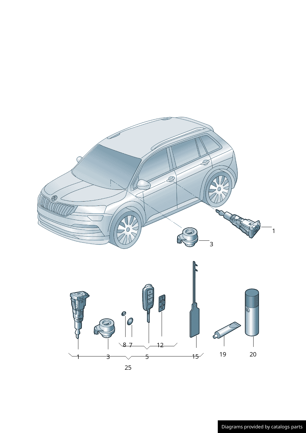 Car part diagram