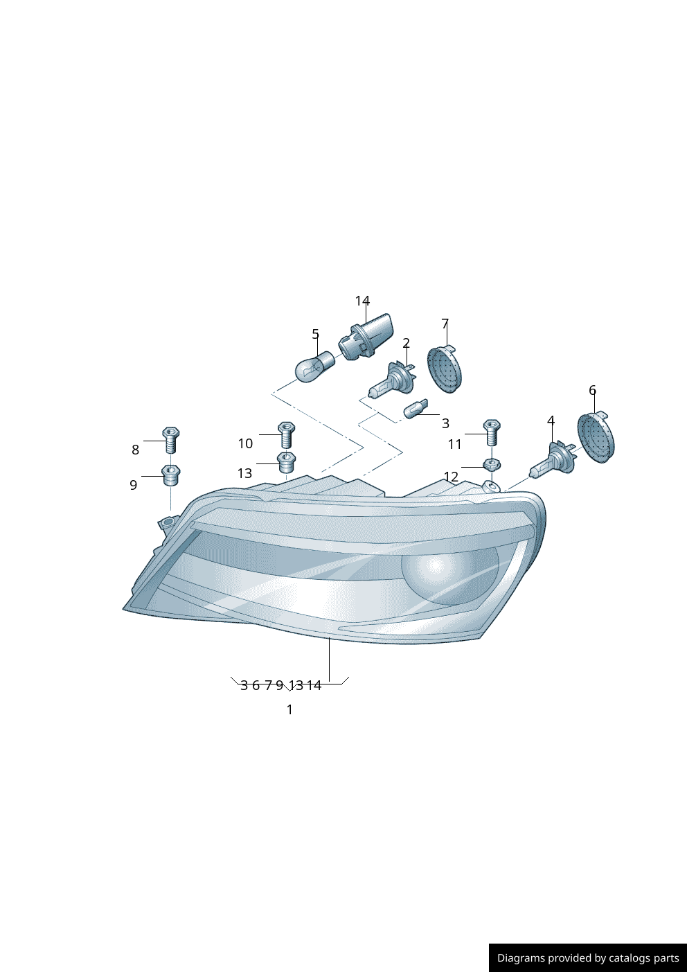 Car part diagram