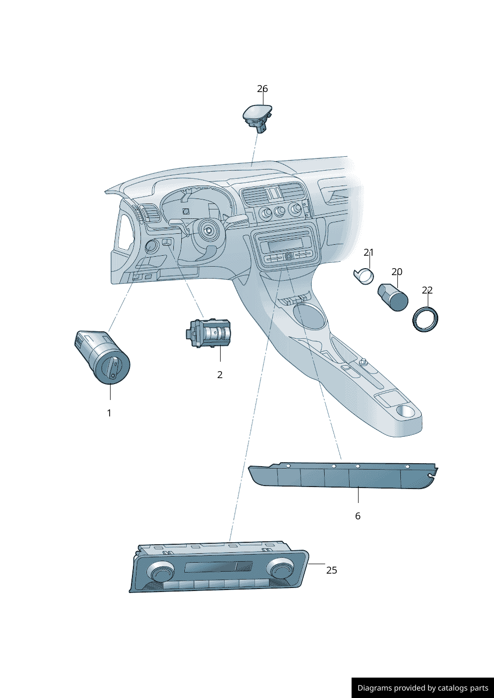 Car part diagram