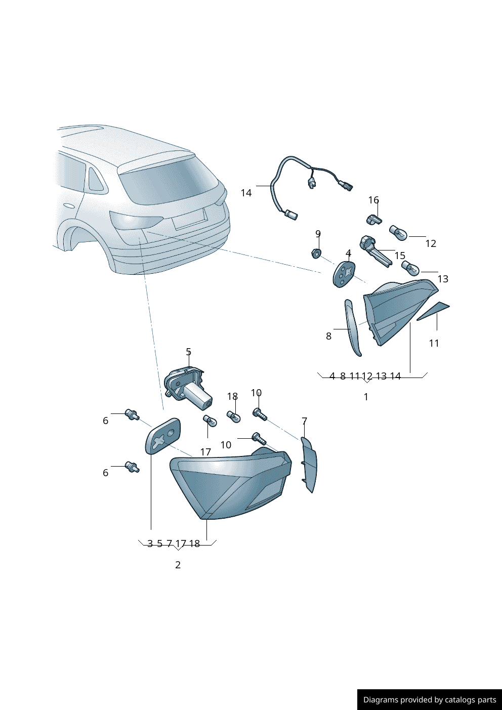 Car part diagram