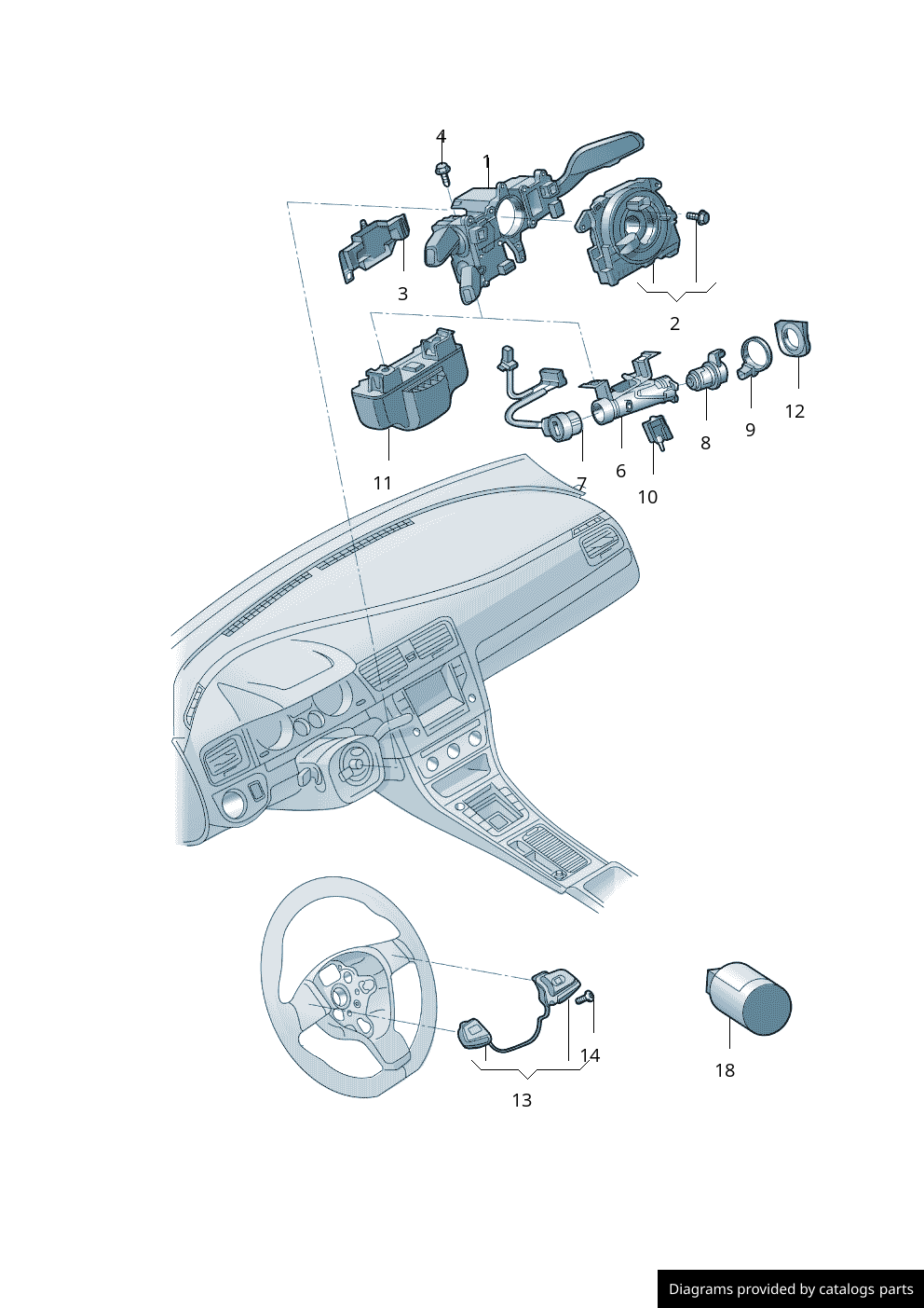 Car part diagram
