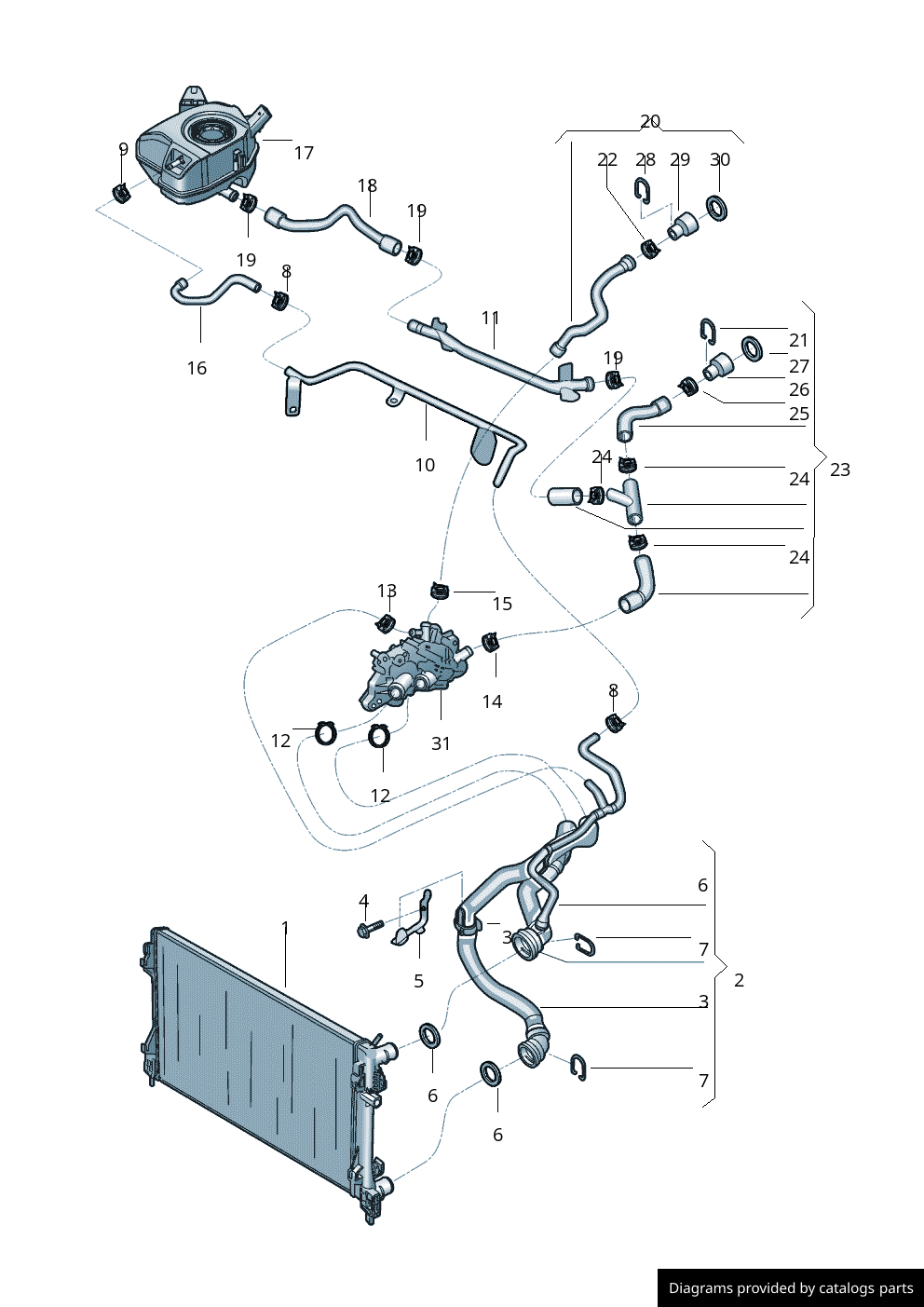 Car part diagram