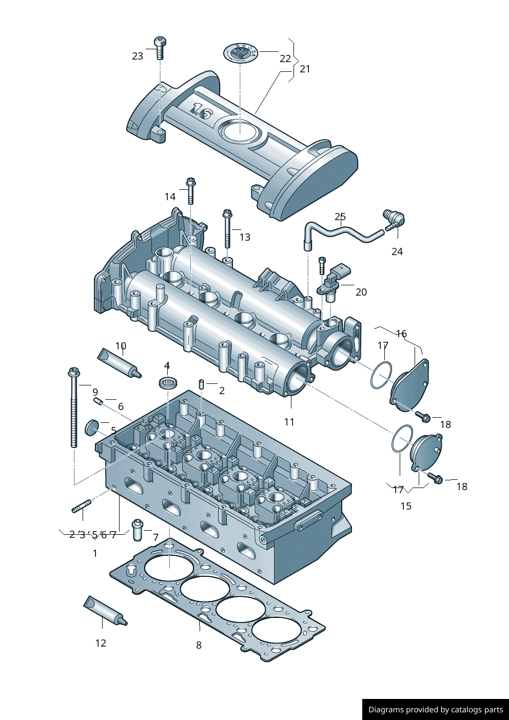 Car part diagram