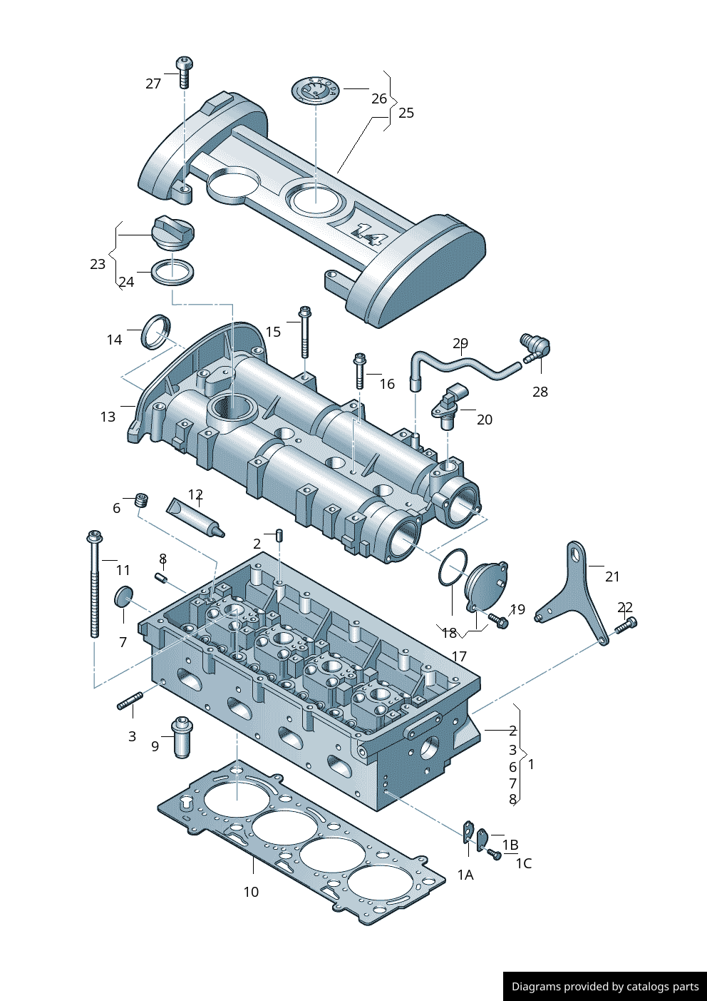 Car part diagram