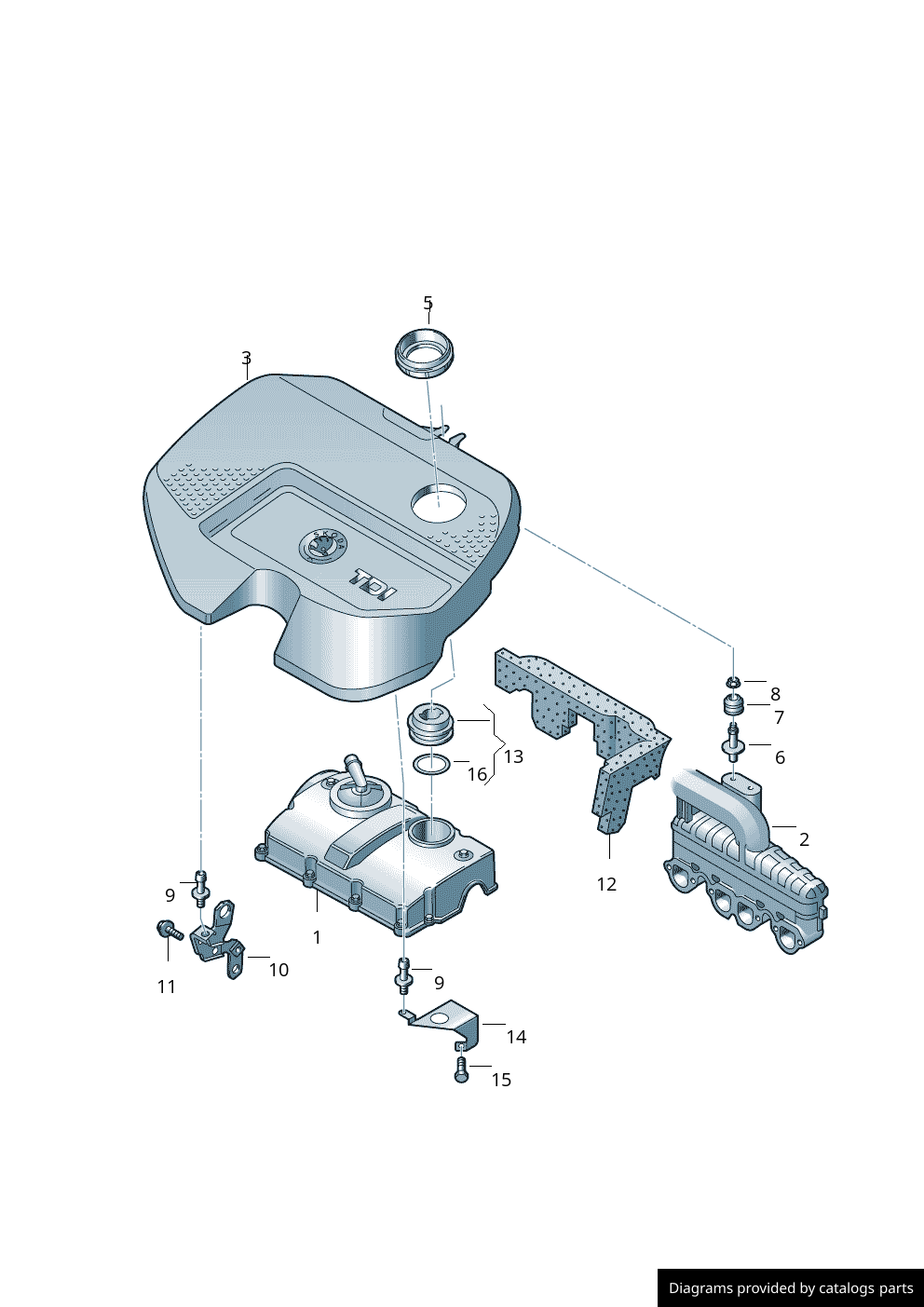 Car part diagram