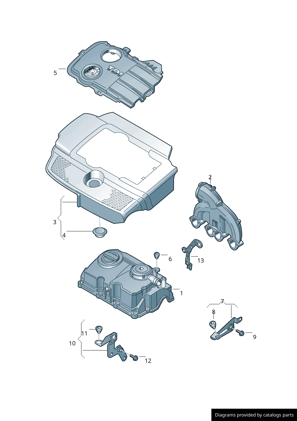 Car part diagram