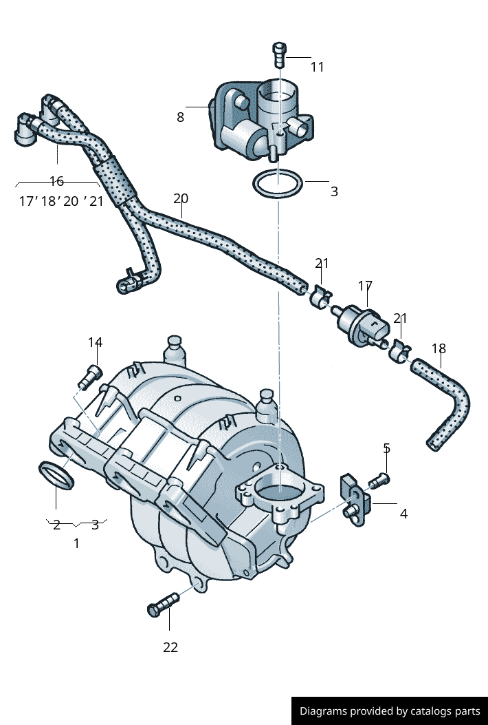 Car part diagram