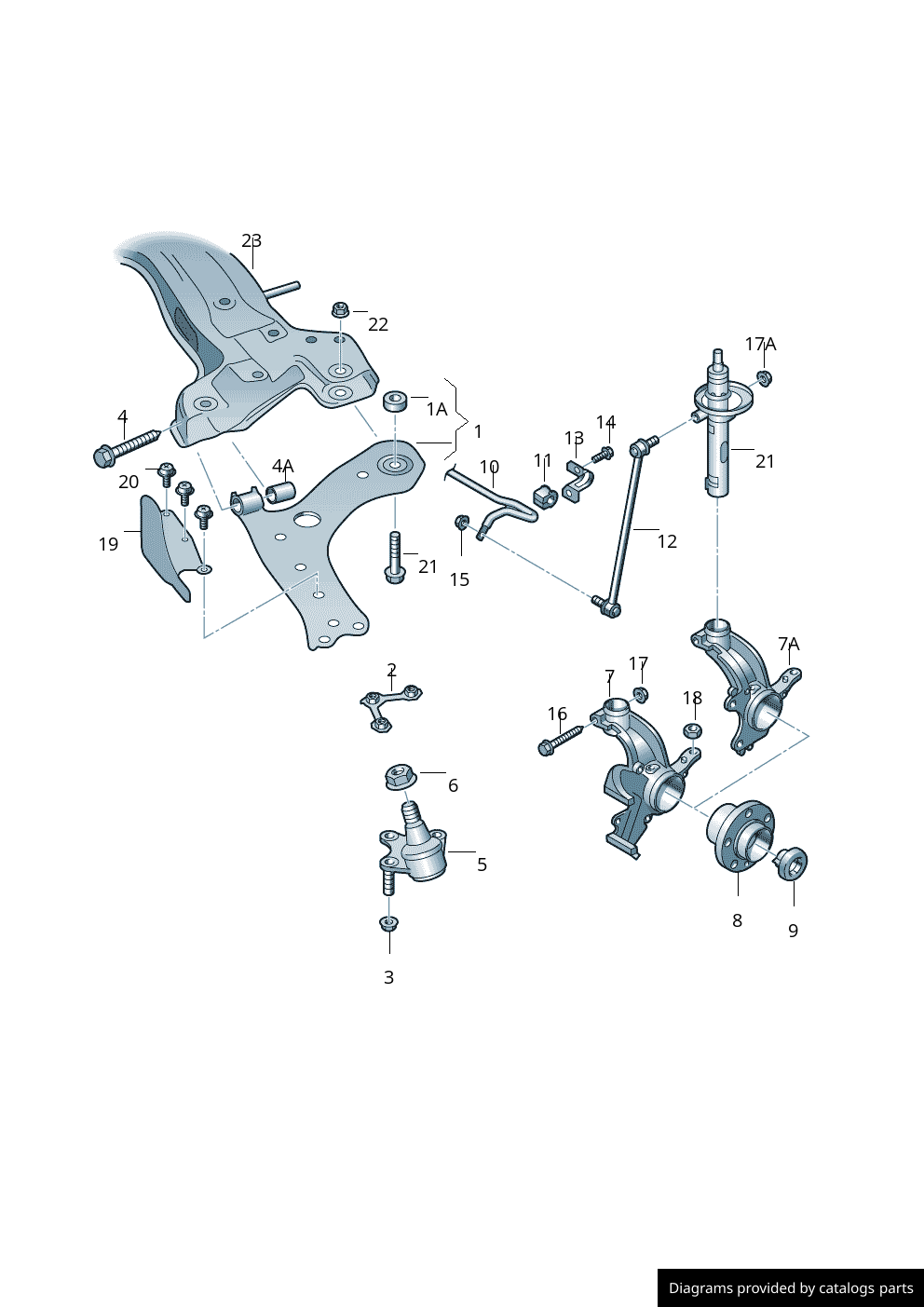 Car part diagram
