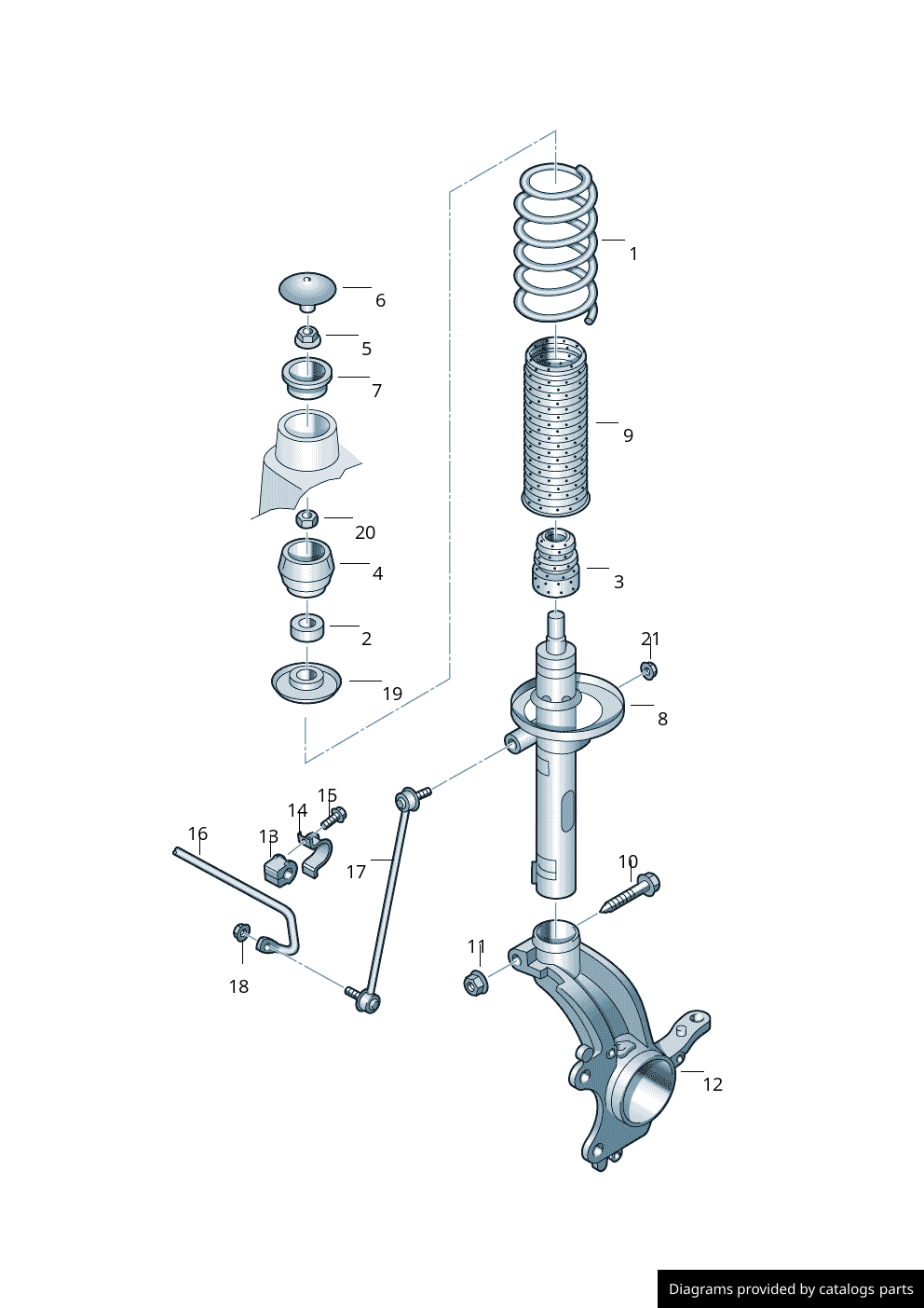 Car part diagram