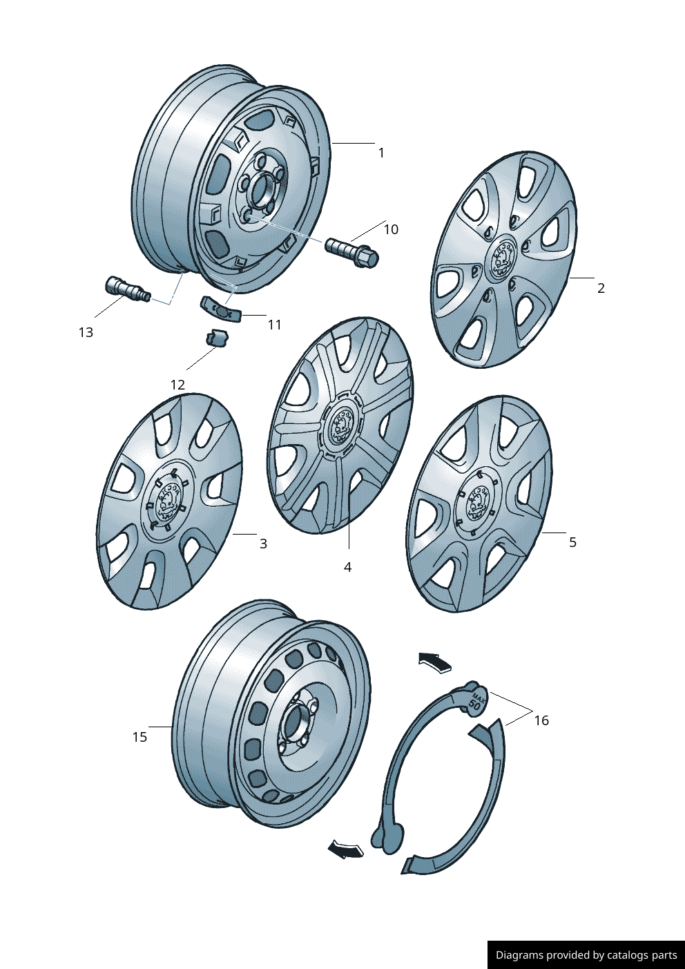 Car part diagram