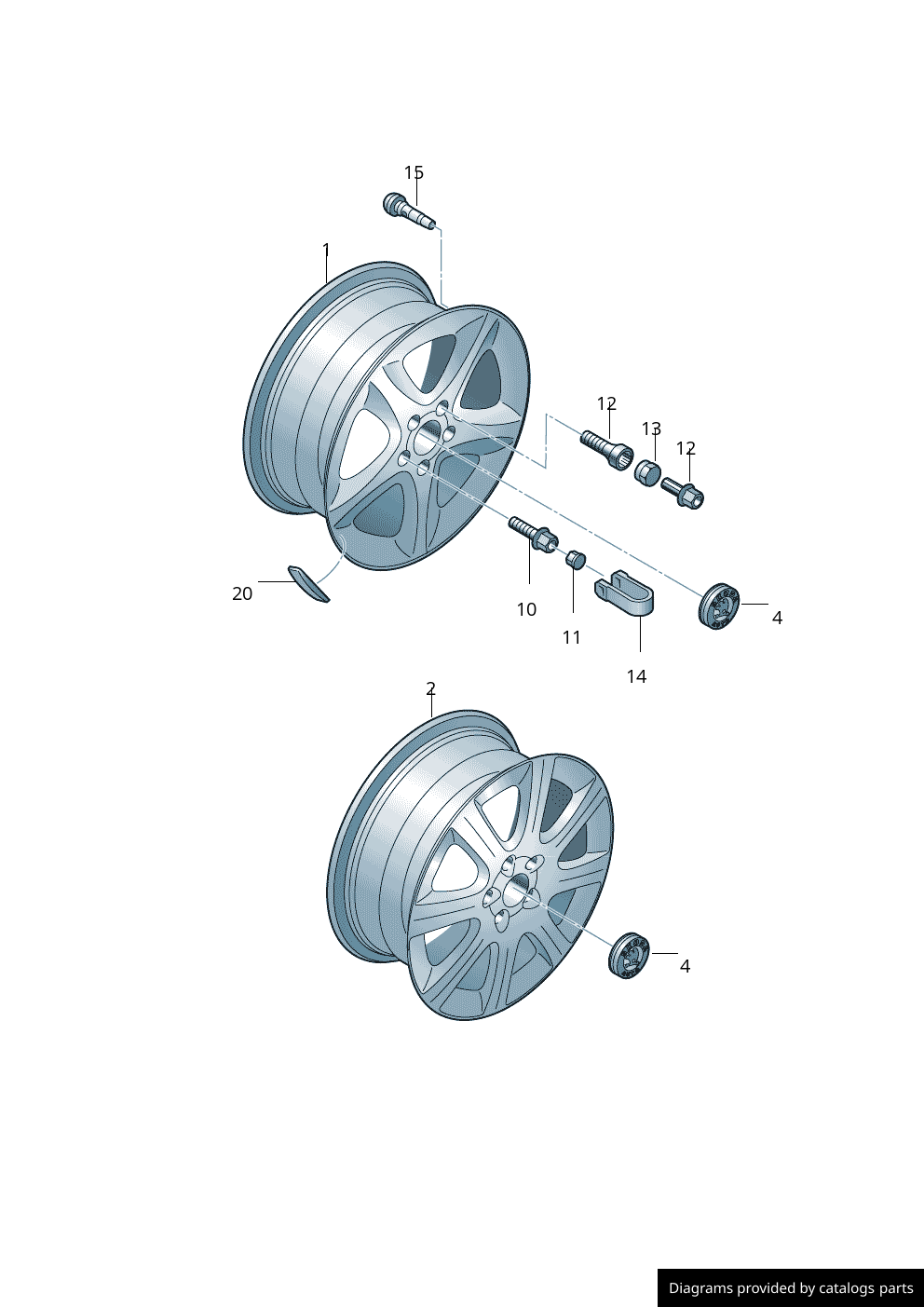 Car part diagram