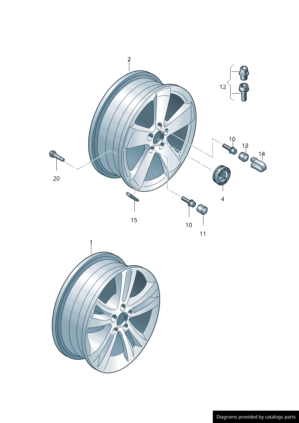Car part diagram