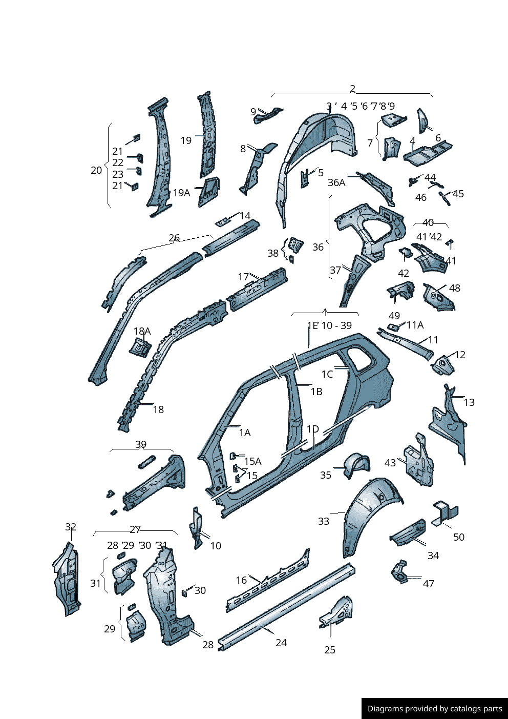Car part diagram