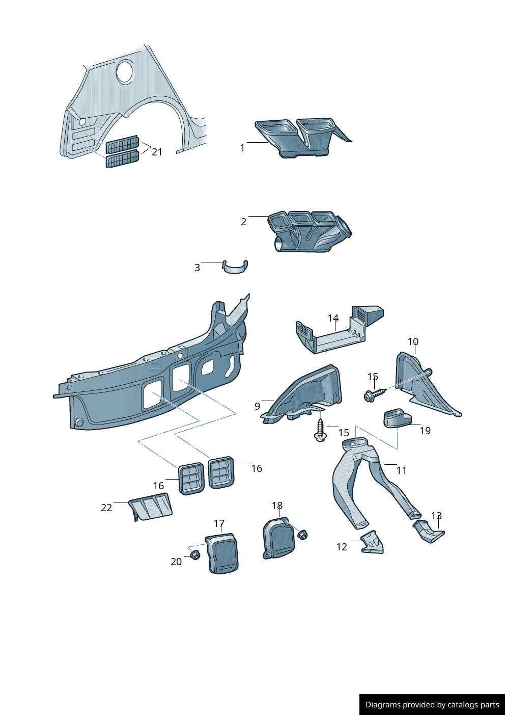 Car part diagram