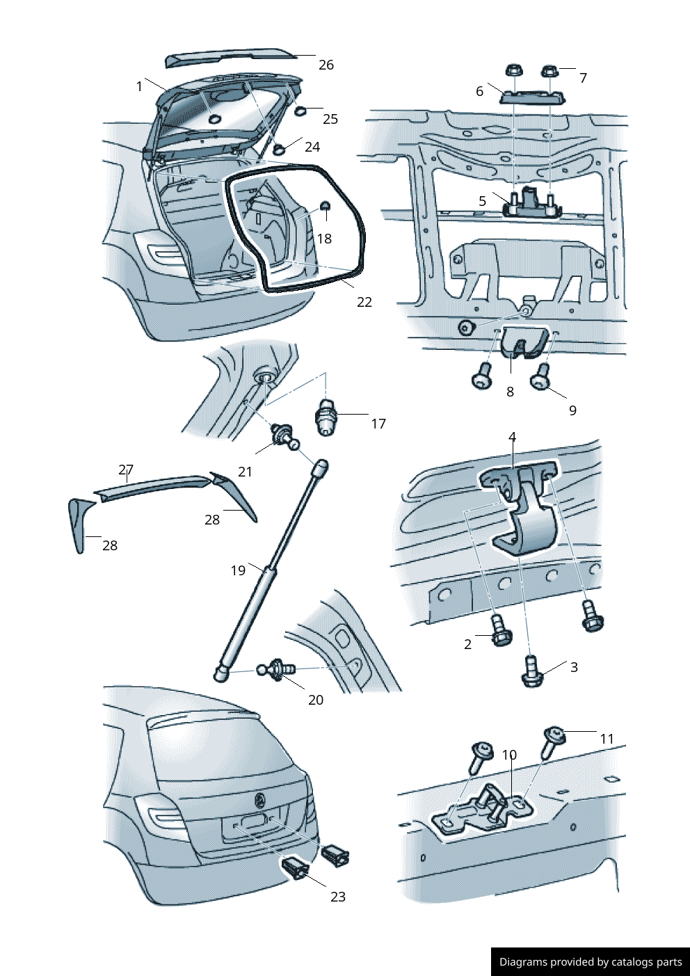 Car part diagram