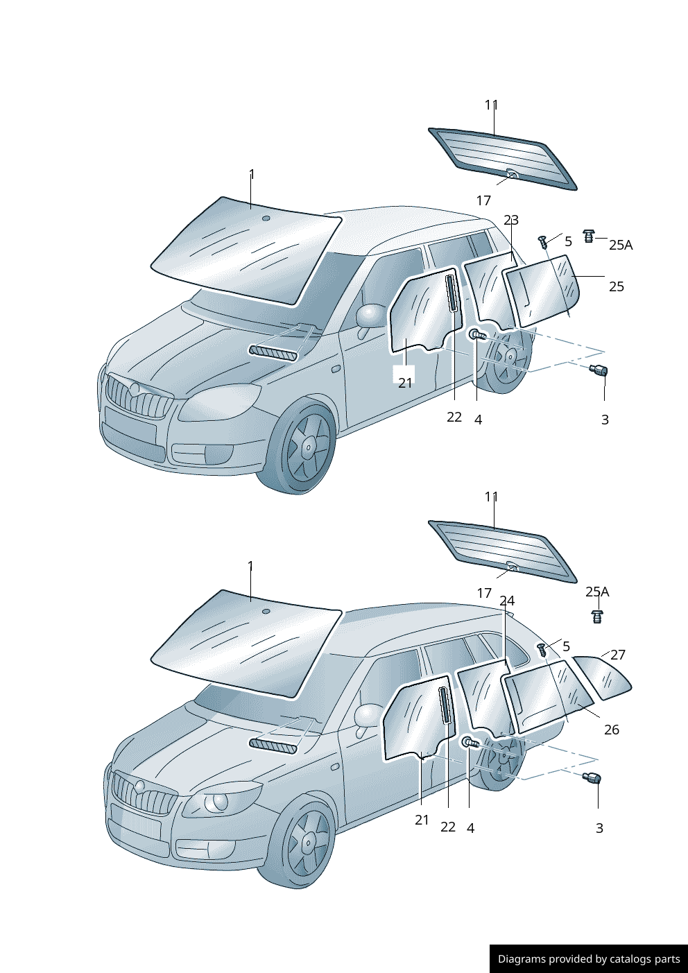 Car part diagram