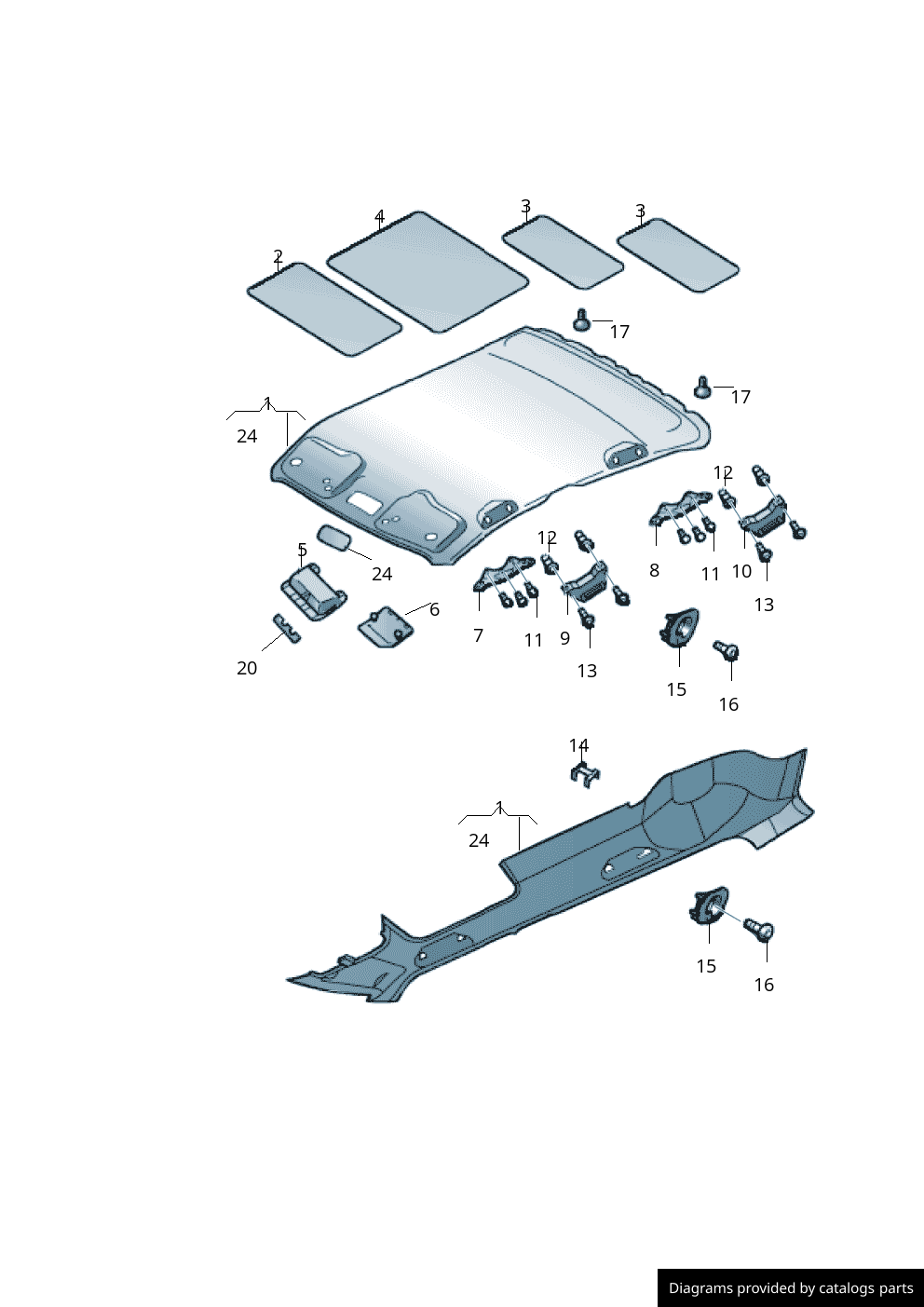 Car part diagram