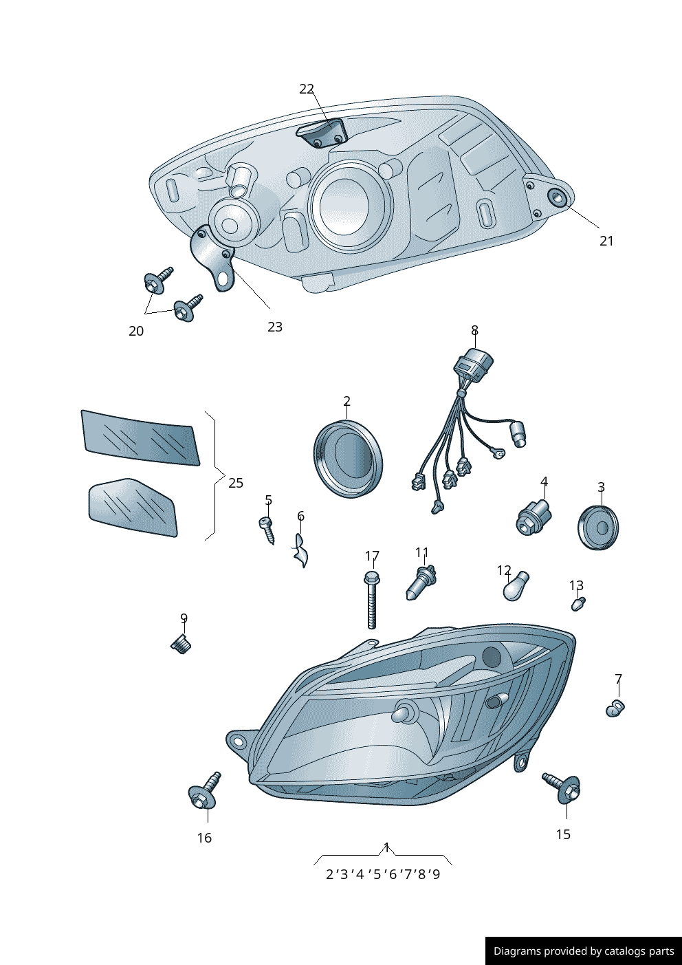 Car part diagram
