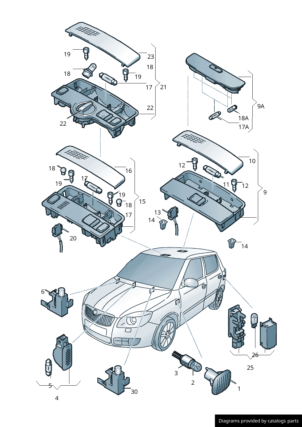 Car part diagram