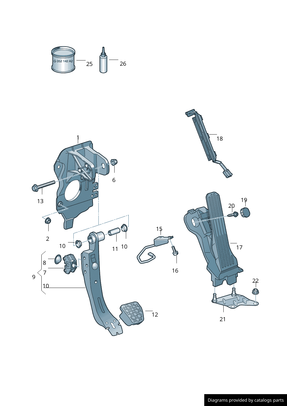 Car part diagram