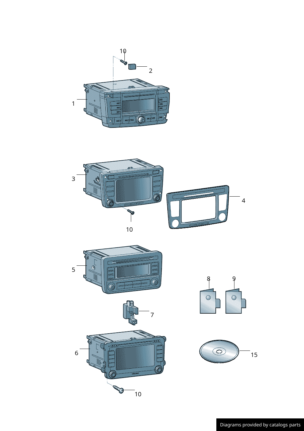Car part diagram