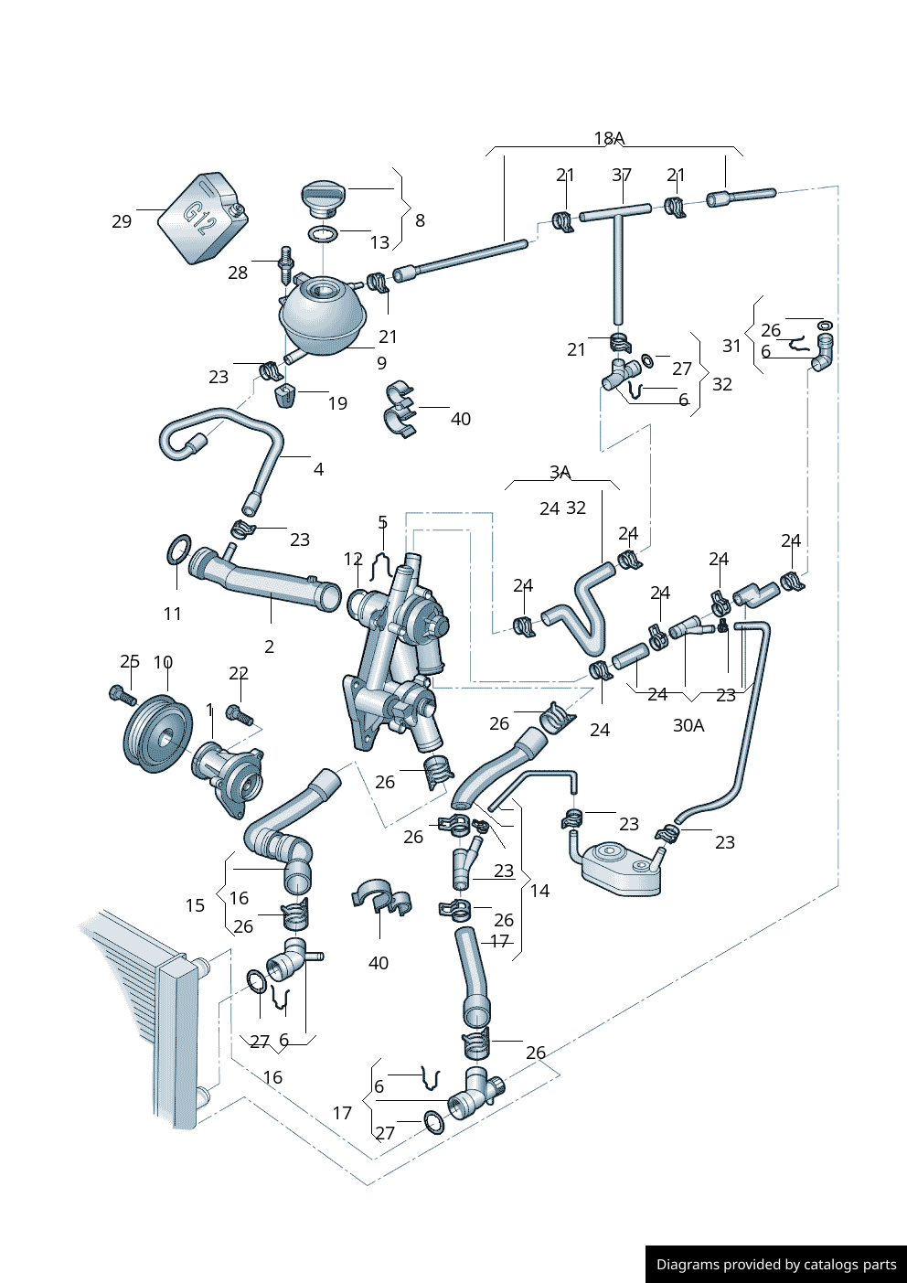 Car part diagram
