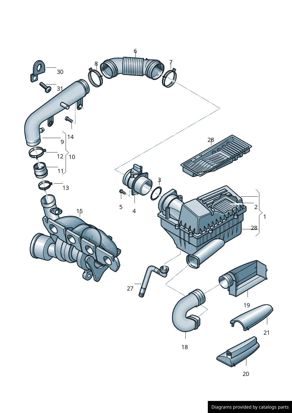 Car part diagram