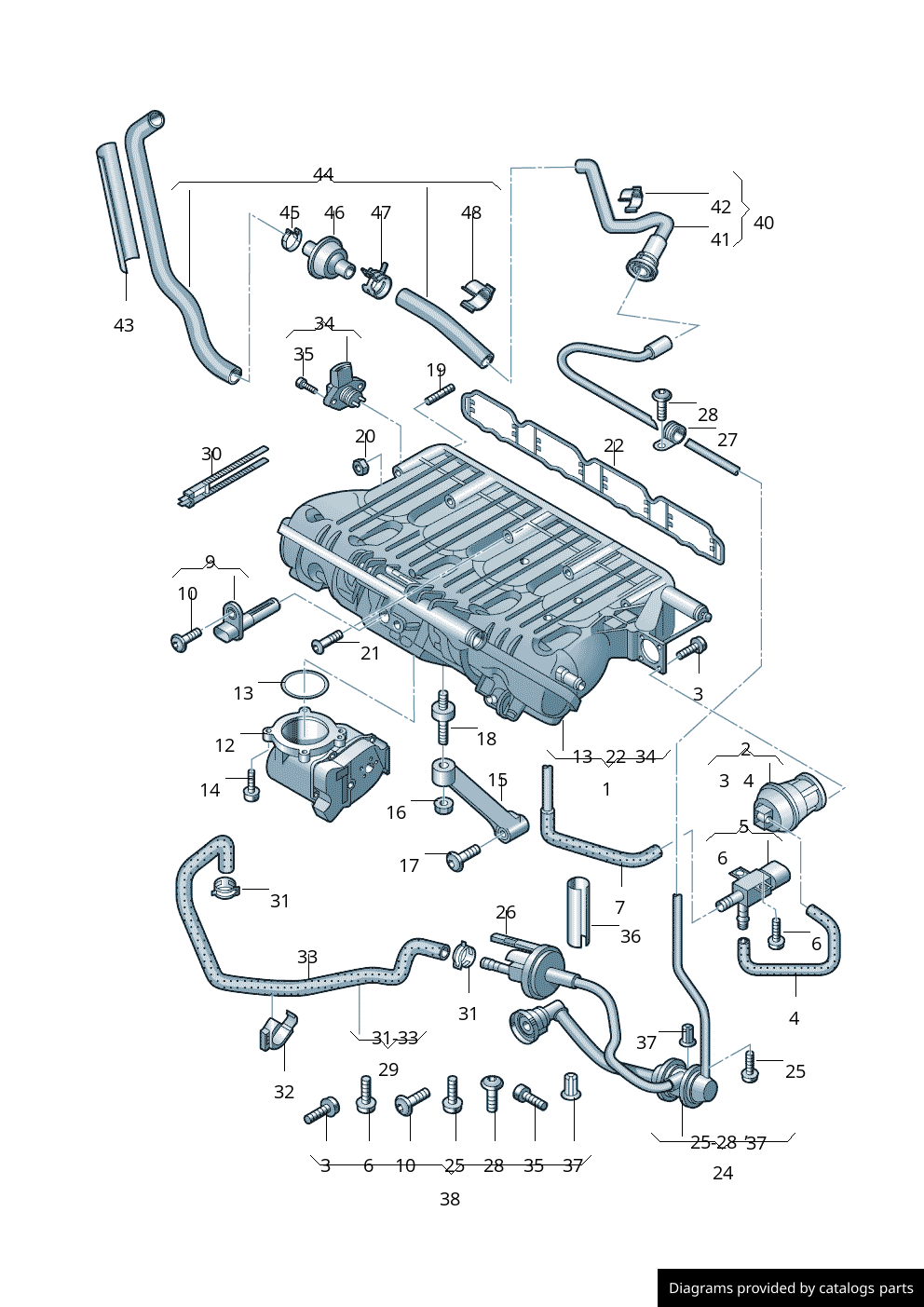 Car part diagram