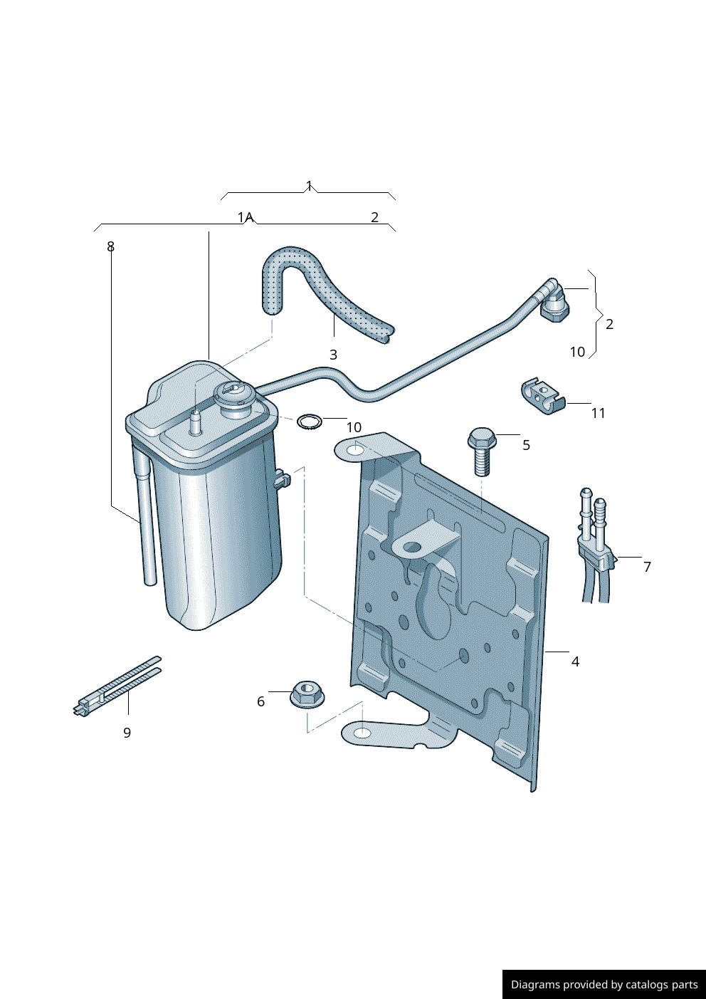 Car part diagram