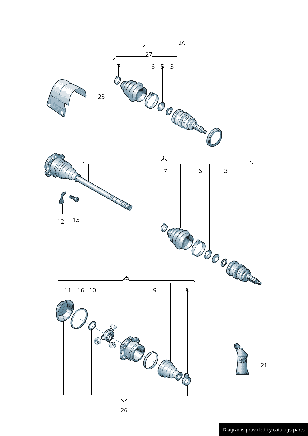 Car part diagram