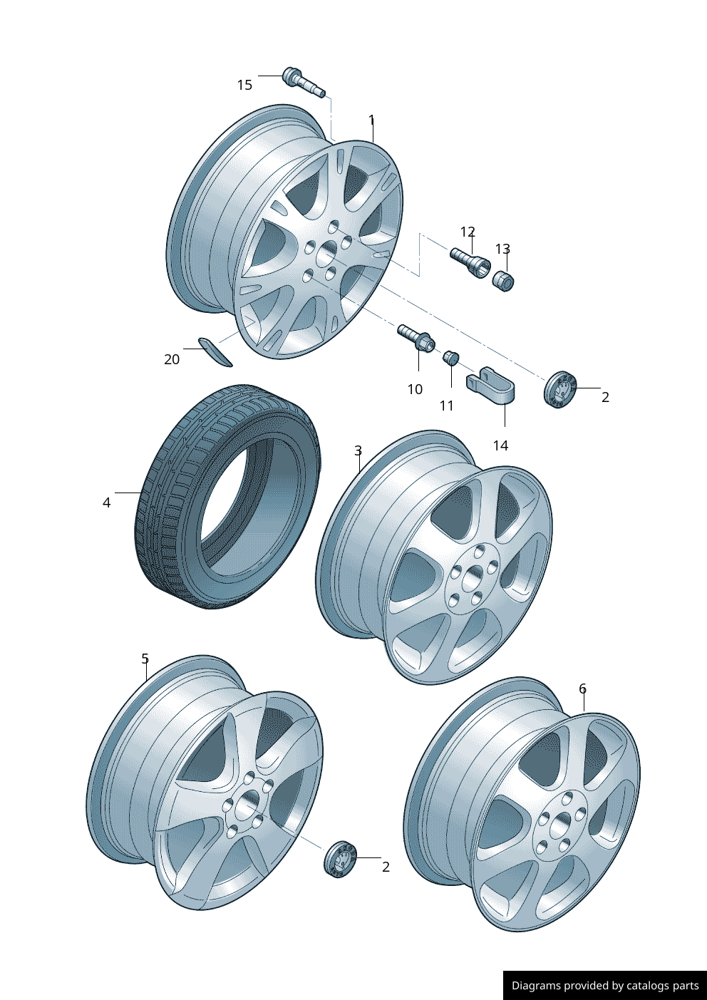 Car part diagram