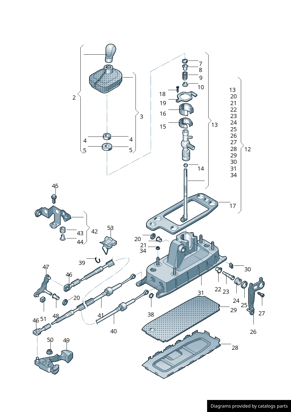 Car part diagram