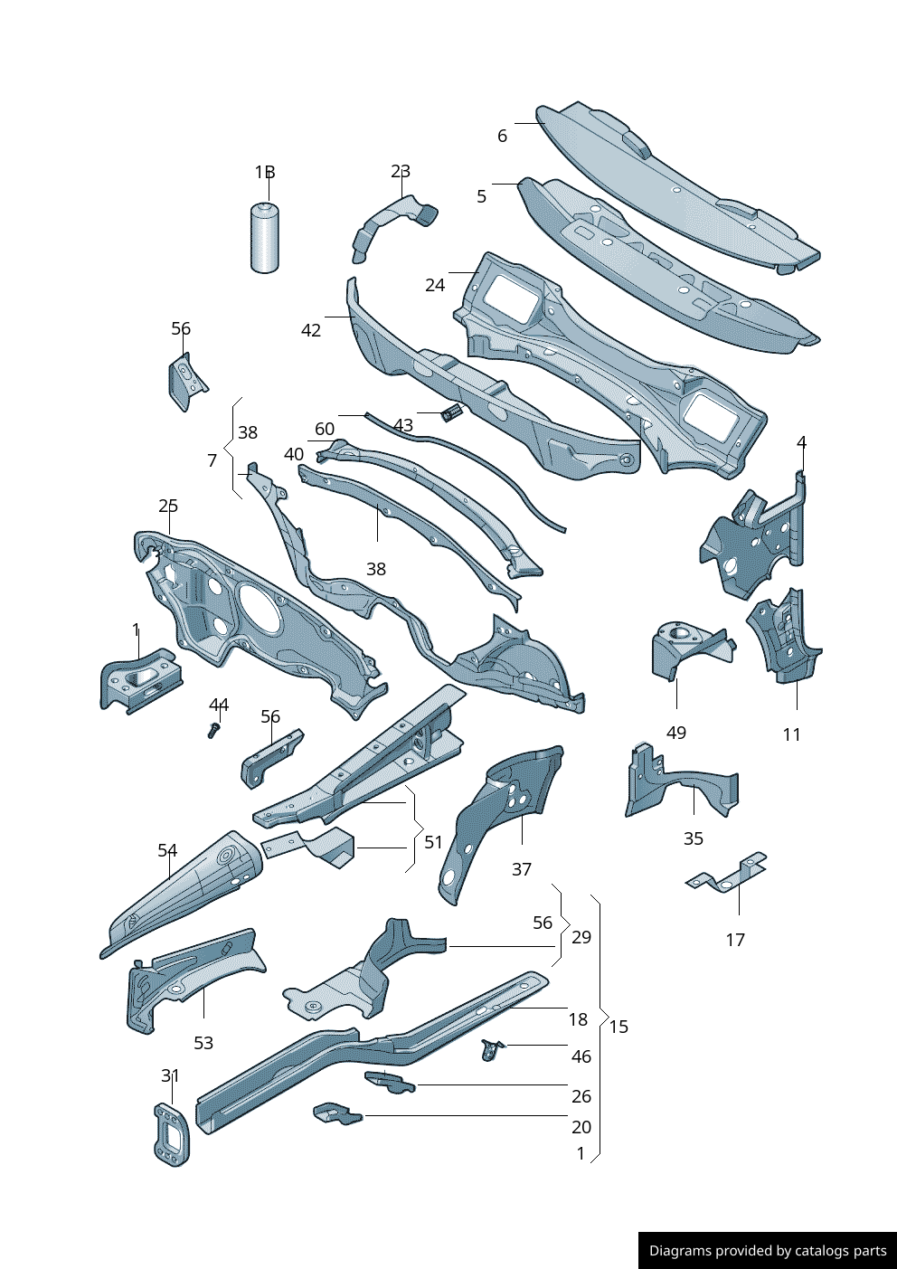 Car part diagram