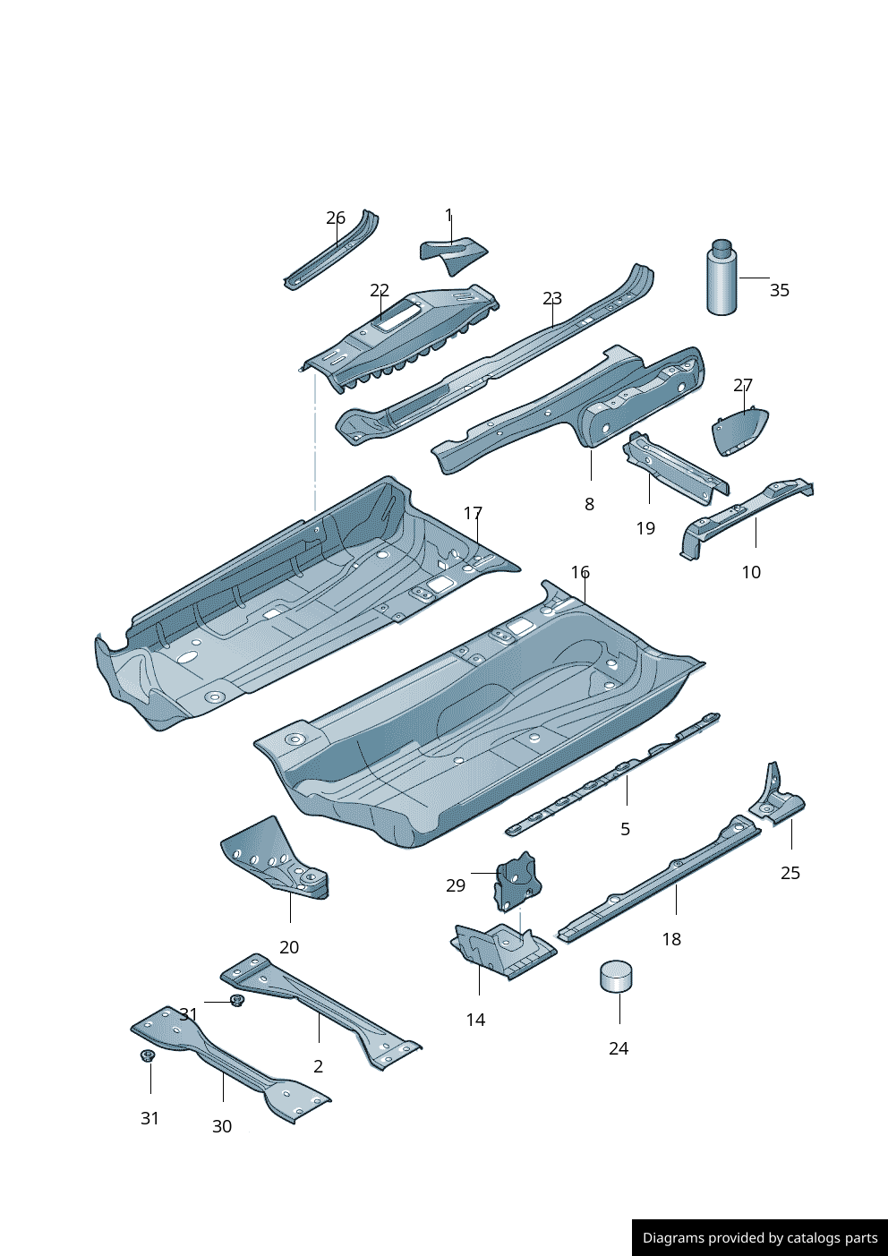 Car part diagram