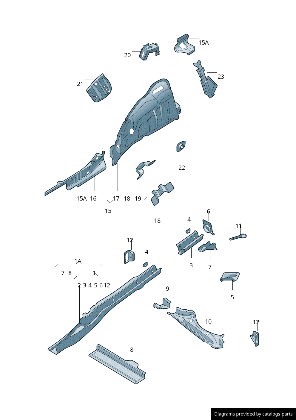 Car part diagram
