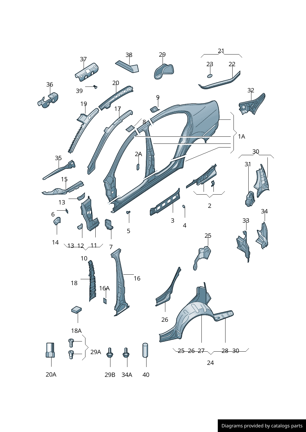 Car part diagram