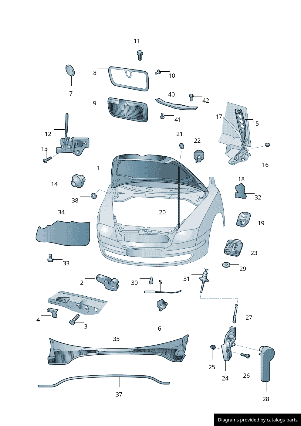 Car part diagram