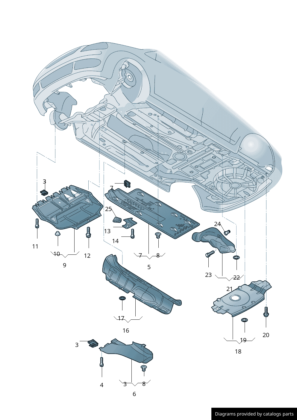 Car part diagram
