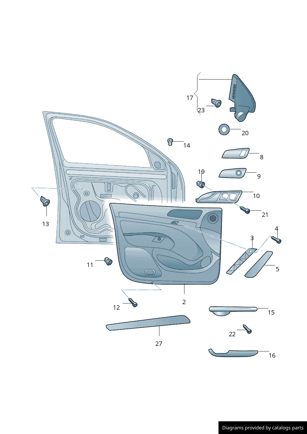 Car part diagram
