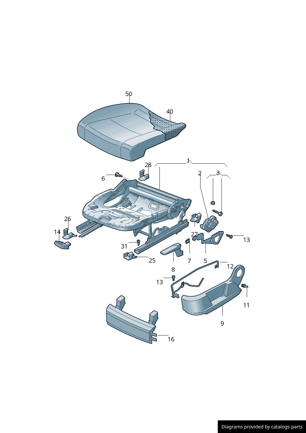 Car part diagram