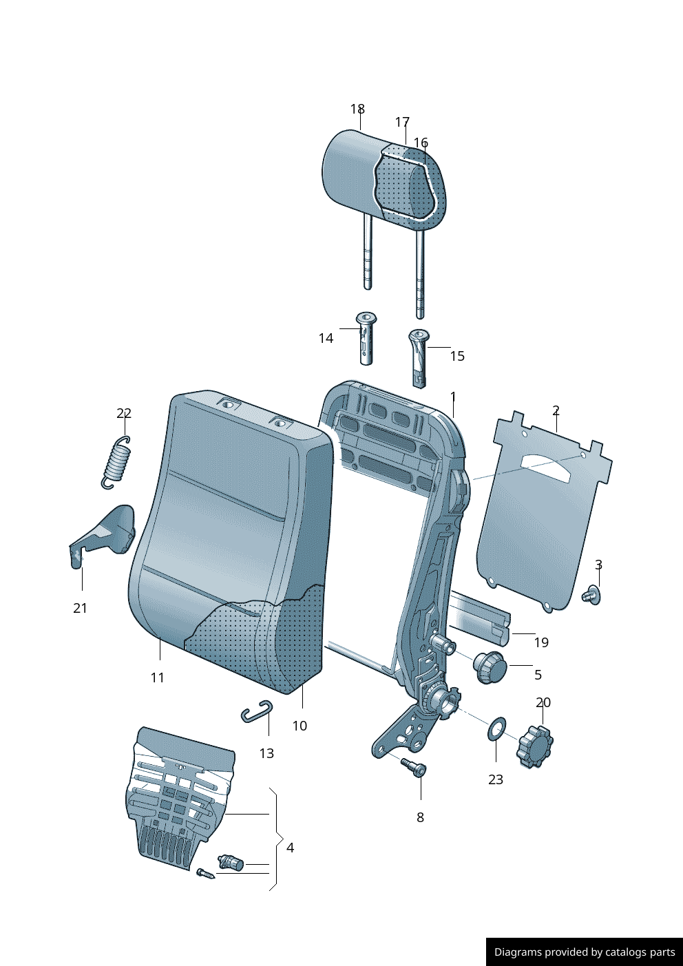 Car part diagram
