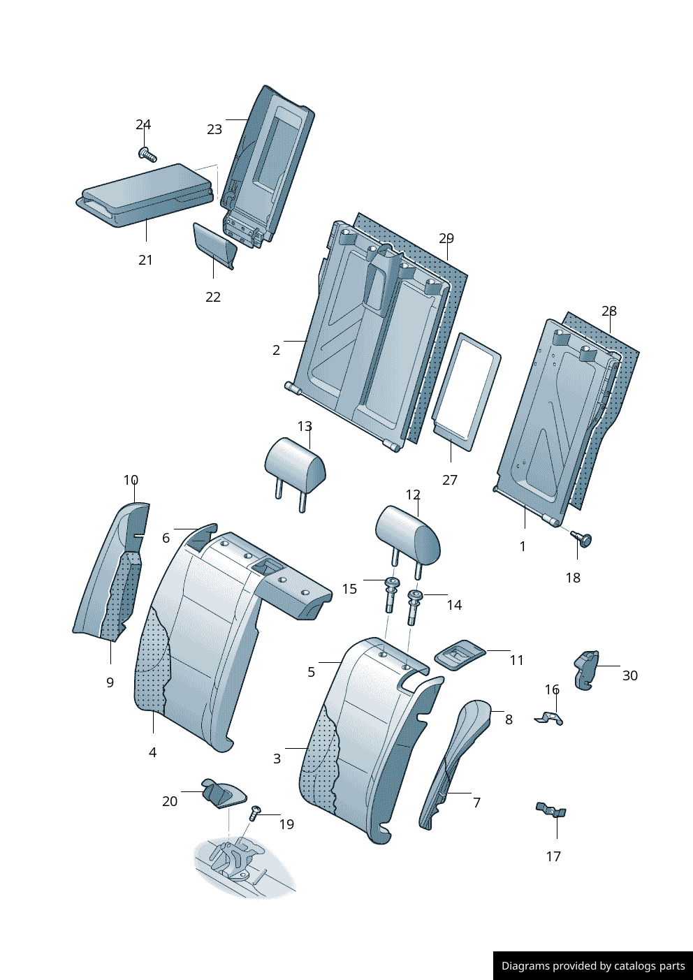 Car part diagram
