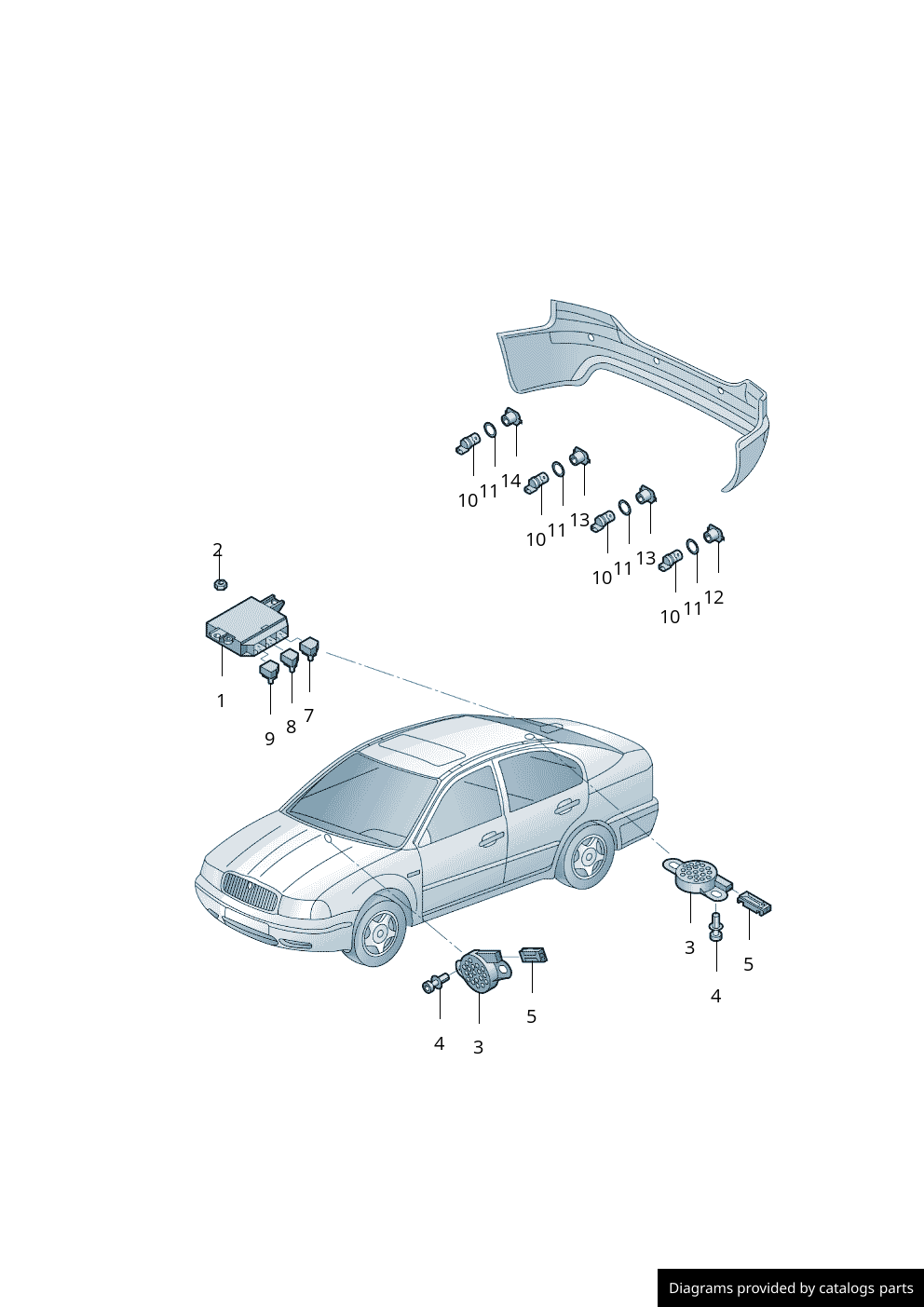 Car part diagram