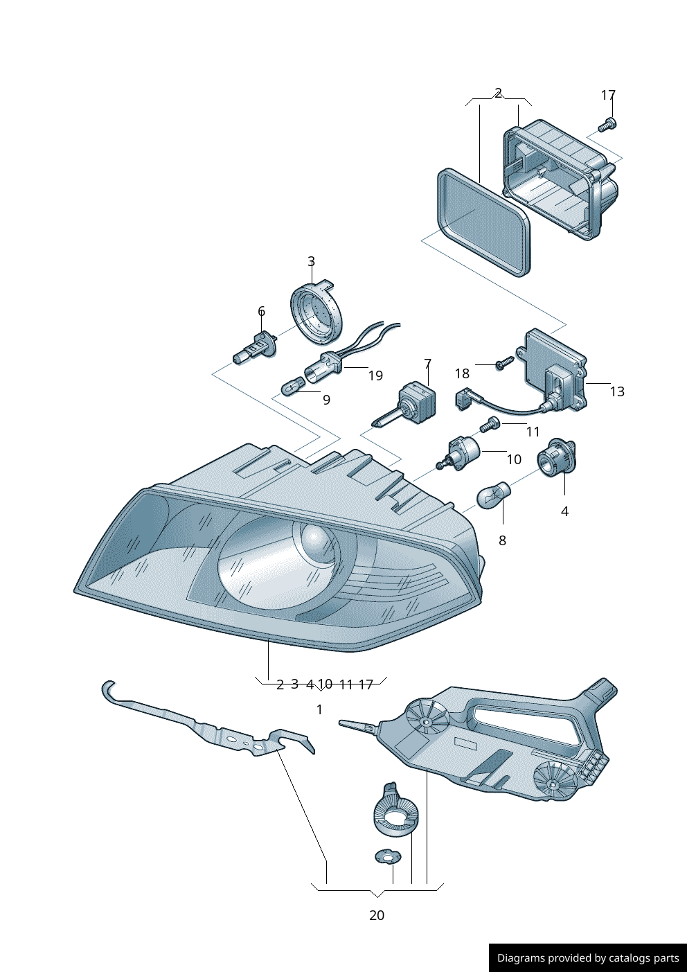 Car part diagram