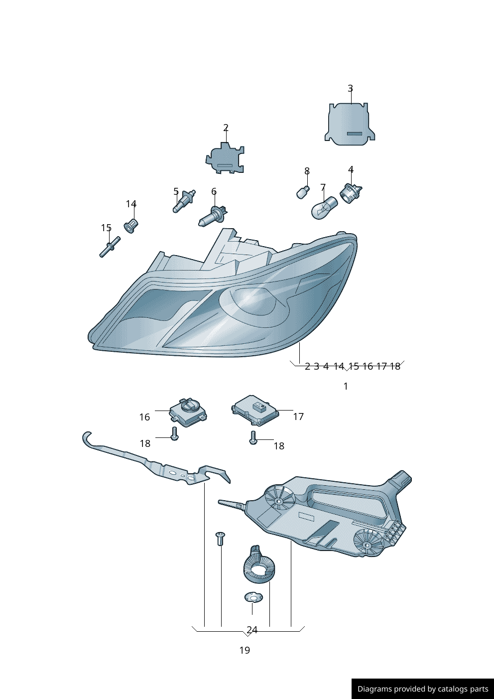 Car part diagram